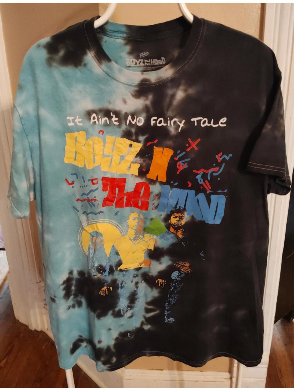 Vintage Boyz n the hood - official blue/black tie dye XL